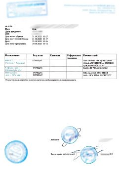 Анализ на ВИЧ, RW(сифилис), Гепатиты